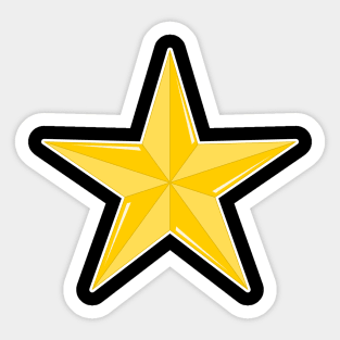 Star - Gold Sticker